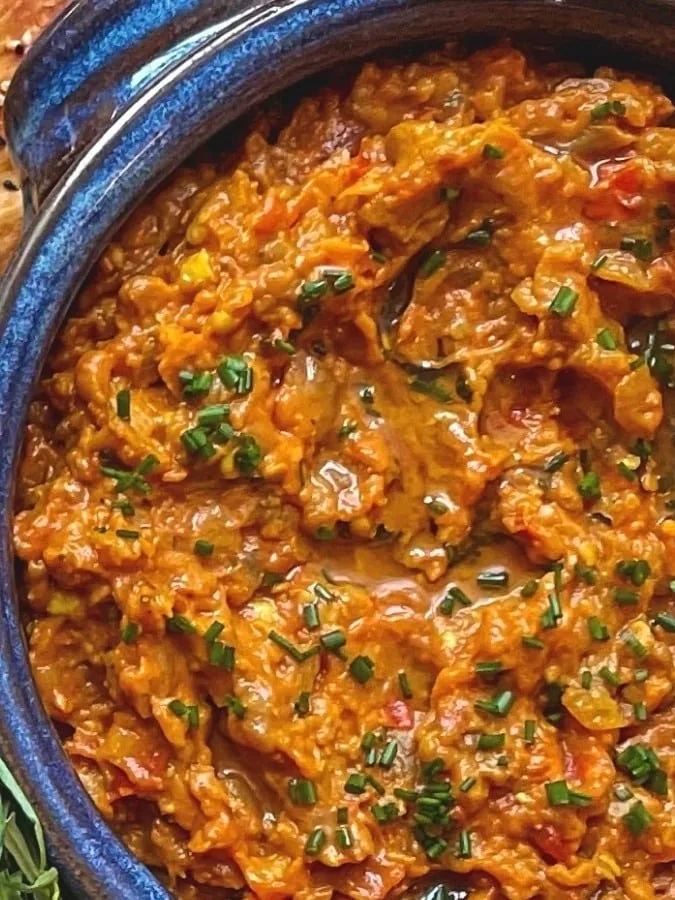 Mirza Ghasemi (Smoky Eggplant & Tomato Dip)