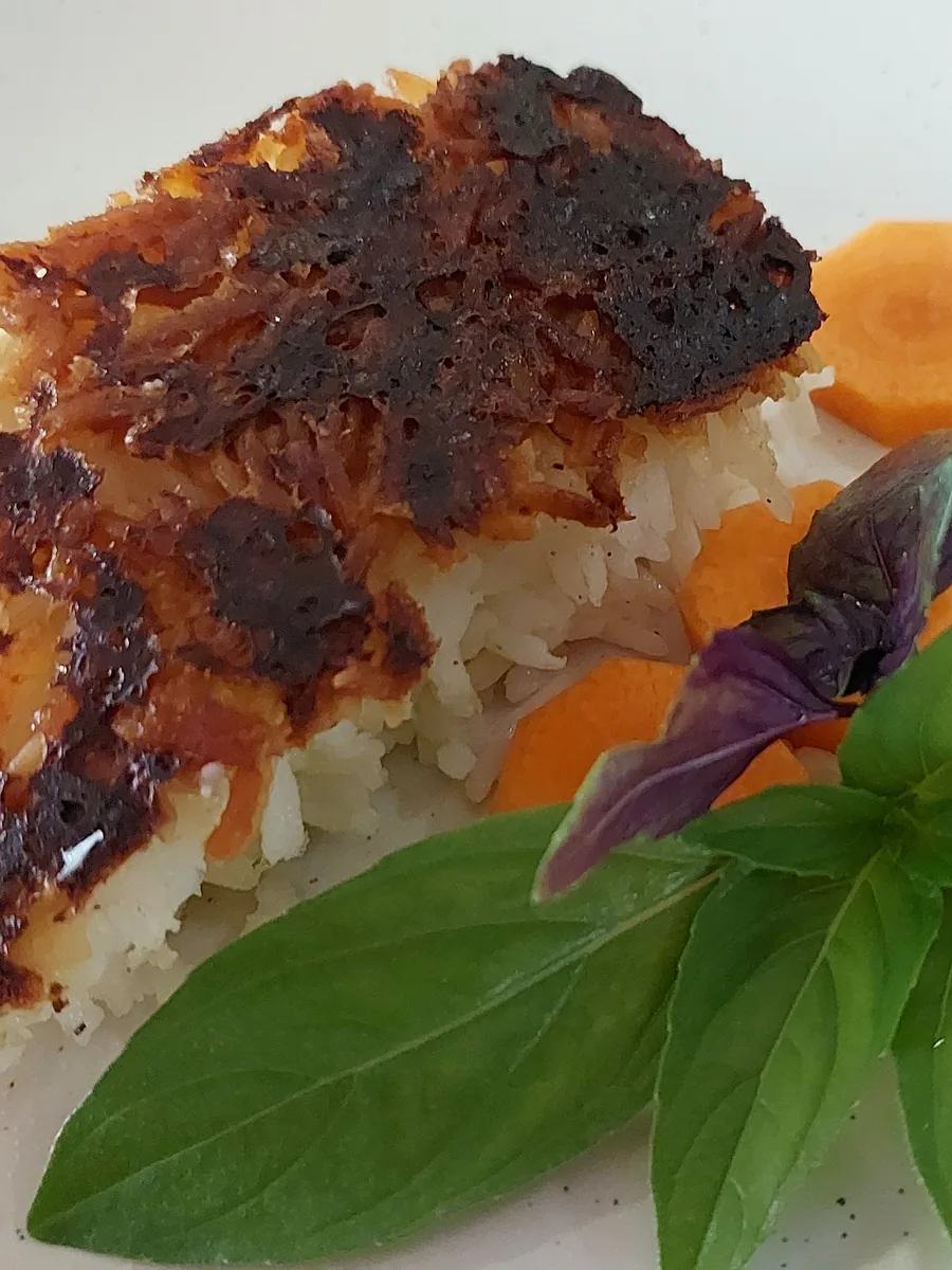 Tadig (Crispy Persian Rice)